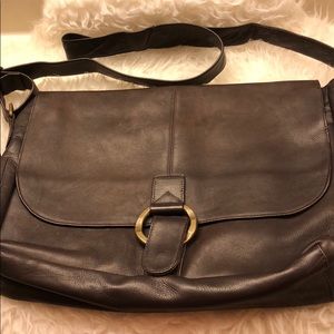 Genuine Leather messenger crossbody bag